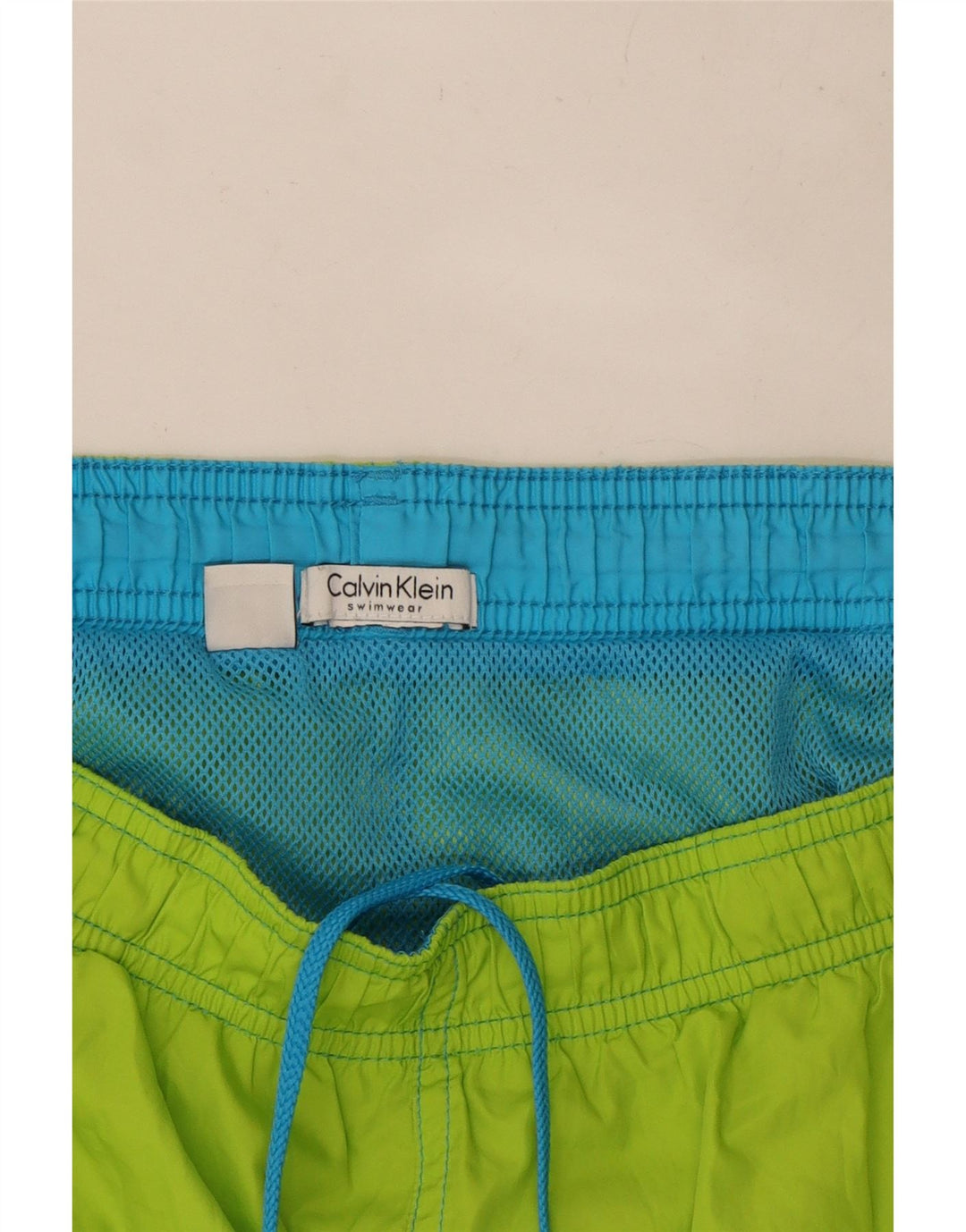 Calvin Klein Damen Badeshorts mit Grafik, UK 14, Mittelgrün
