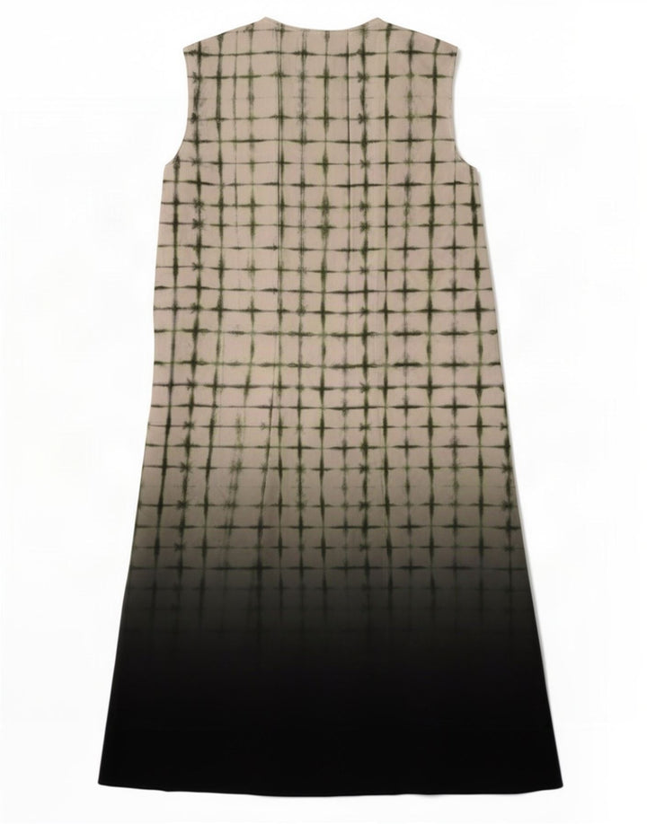 Cos Ärmelloses Zeltkleid für Damen, EU 40, Mittelweiß, kariert, Polyester