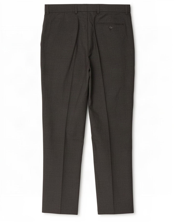 Gerade Herren-Anzughose von Marks & Spencer, W34, L31, grau, Polyester