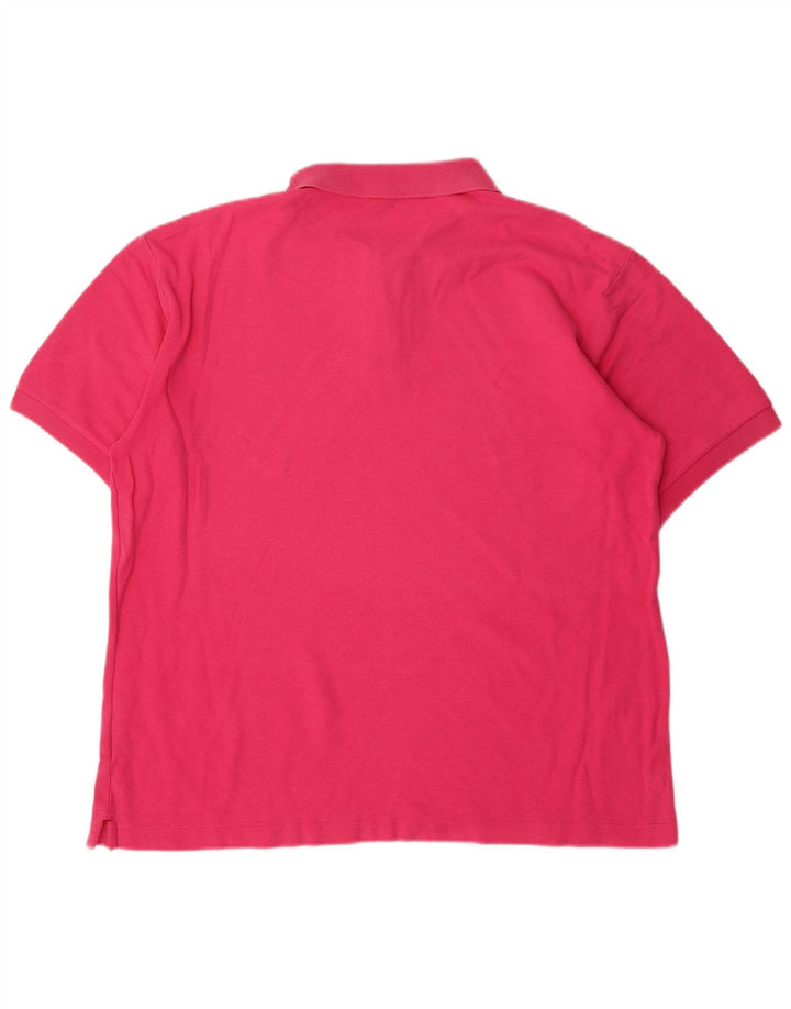 Fila Herren Poloshirt IT 52 Large Rosa Baumwolle