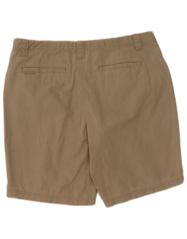 Columbia Damen Cargoshorts US 10 Large W32 Khaki Baumwolle