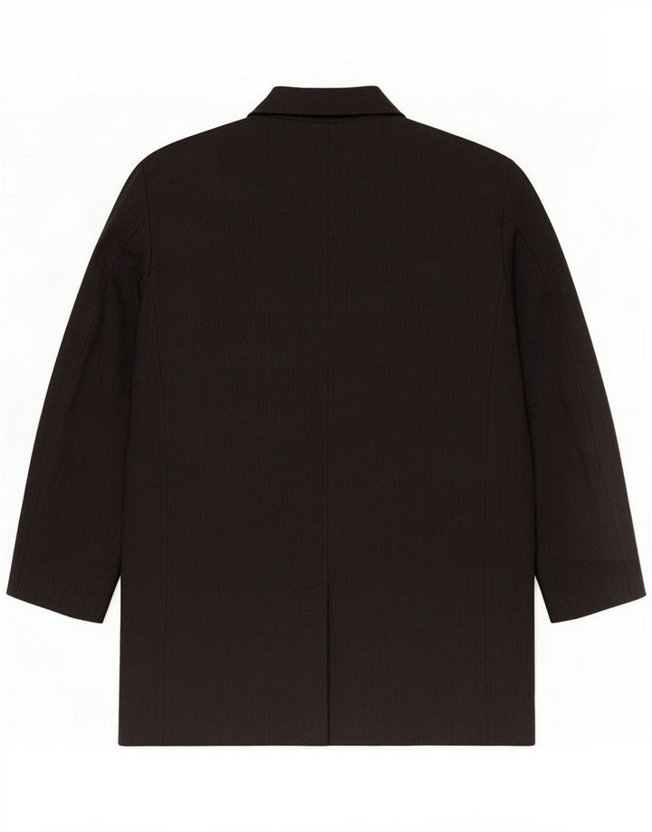 Trussardi Herrenmantel UK 40 Große graue Wolle