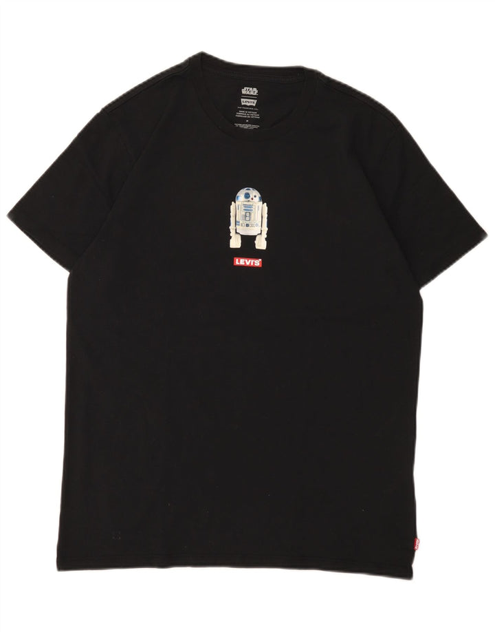 Levi's Herren-T-Shirt mit Grafik, mittelschwarze Baumwolle