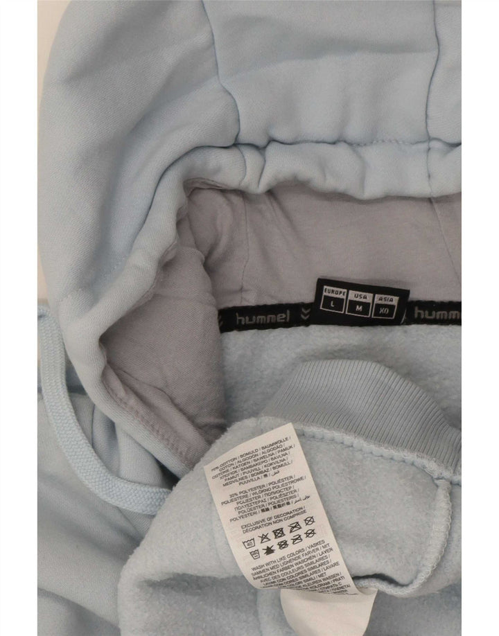 Hummel Herren Graphic Hoodie Pullover mittelblaue Baumwolle