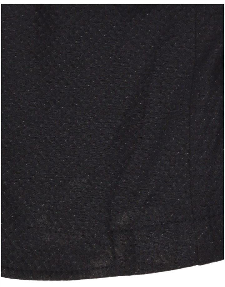 Zara Herren-Blazer mit 2 Knöpfen, EU 46, klein, marineblau, geometrisch, Polyester