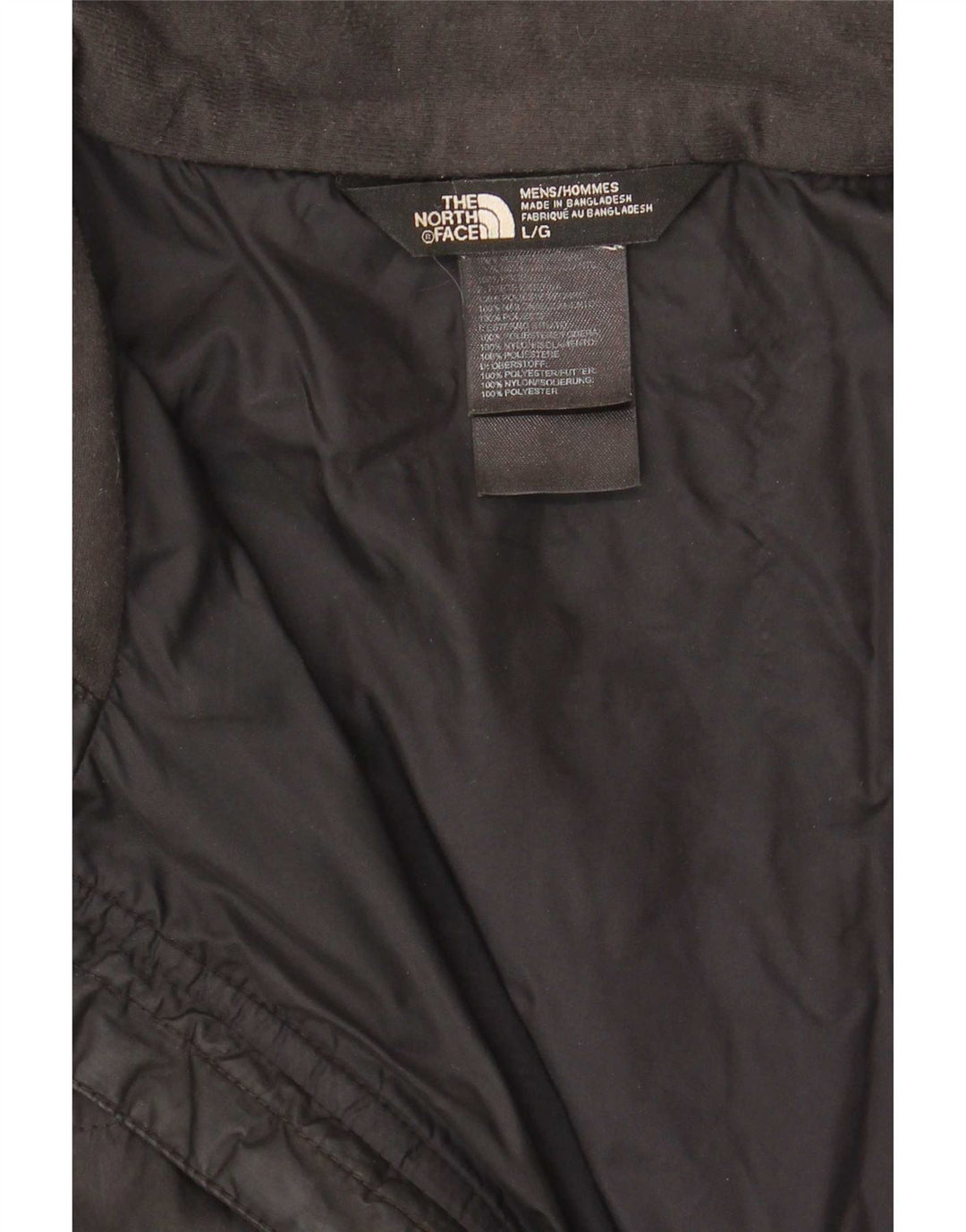 The North Face Herren Liner Bomberjacke UK 40 Large Schwarz Polyester
