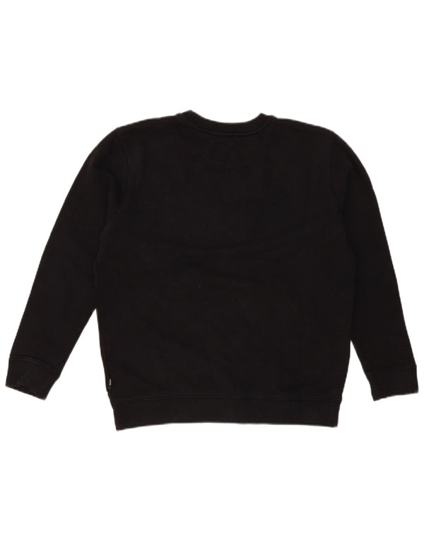 Vans Damen Grafik-Sweatshirt-Pullover UK 16 Large Schwarz