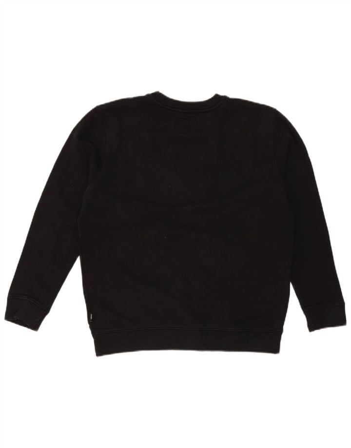 Vans Damen Grafik-Sweatshirt-Pullover UK 16 Large Schwarz