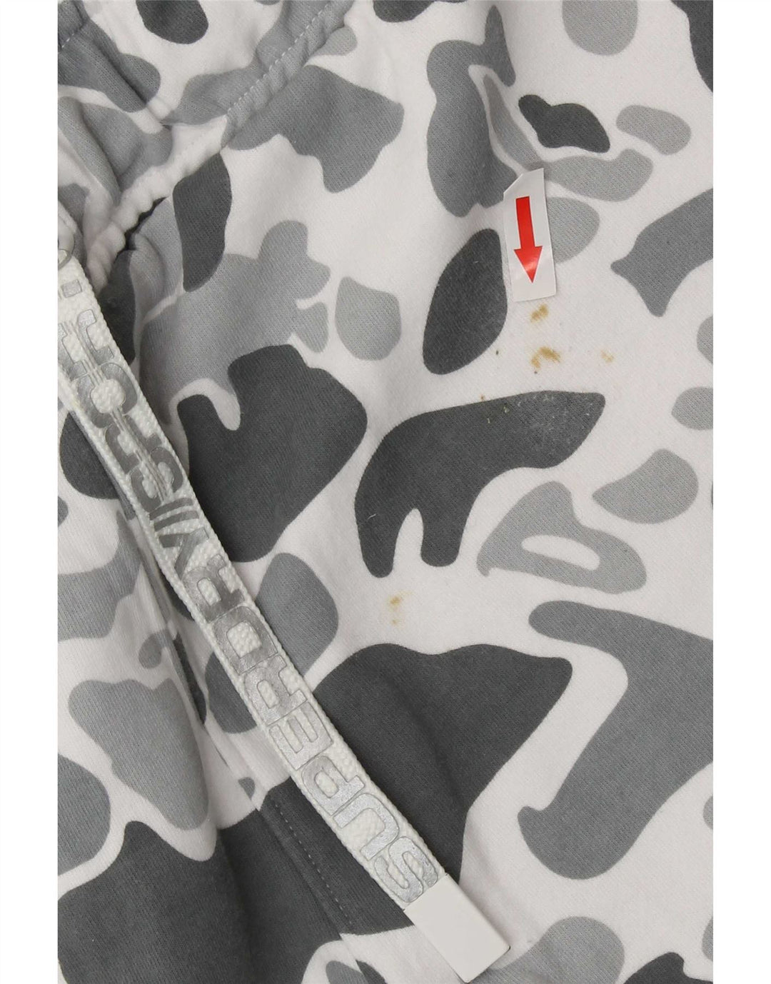 Superdry Herren Graphic Sport Shorts Mittelgraue Camouflage-Baumwolle