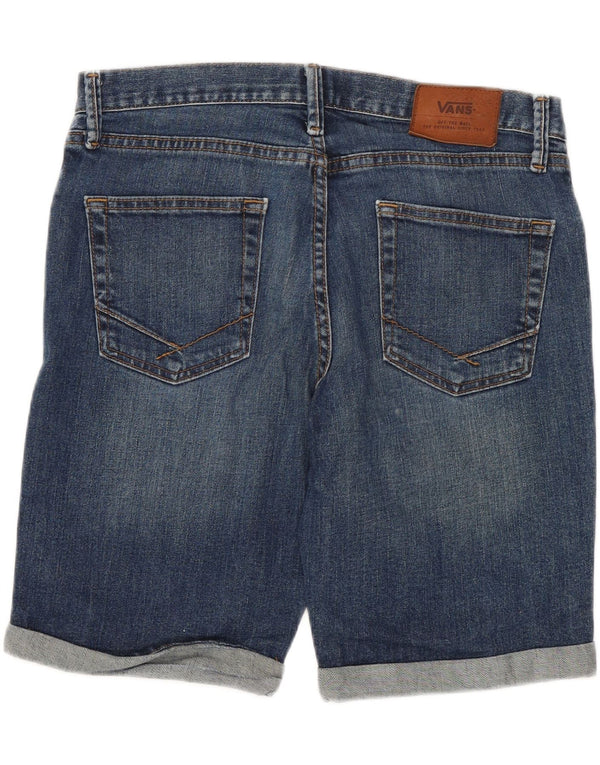 VANS Herren-Jeansshorts W30, mittelmarineblaue Baumwolle