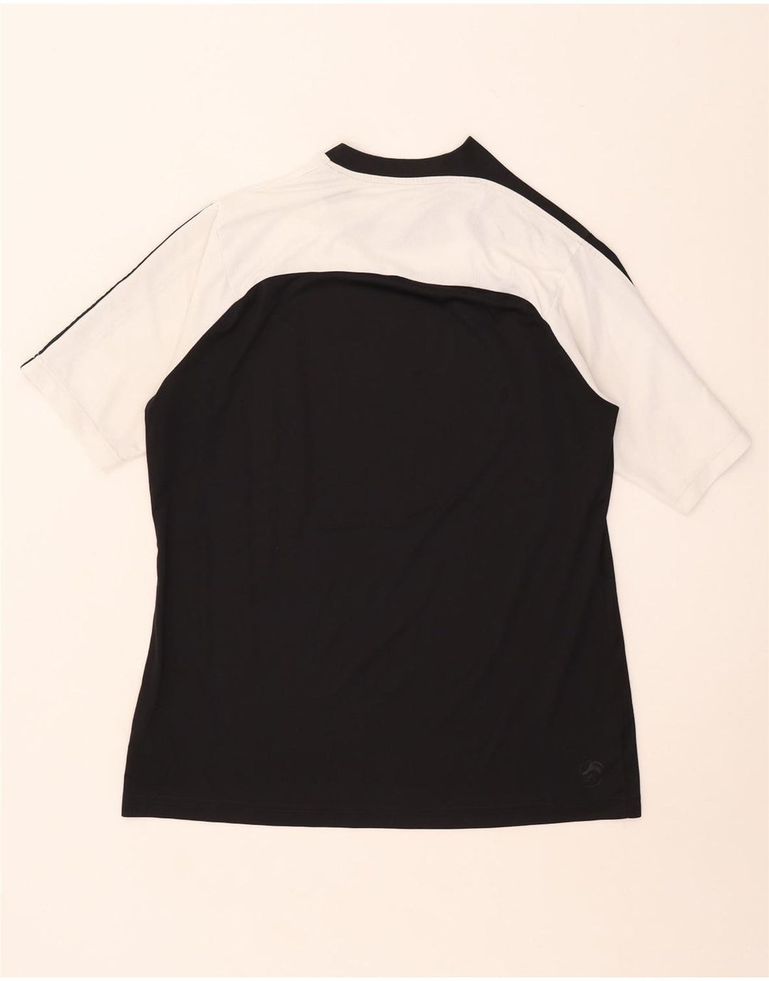 Adidas Herren T-Shirt Top Large Schwarz Colourblock Polyester
