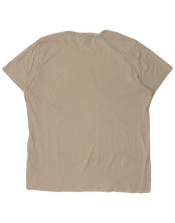 G-Star Herren Grafik T-Shirt Top 2XL Grau Baumwolle