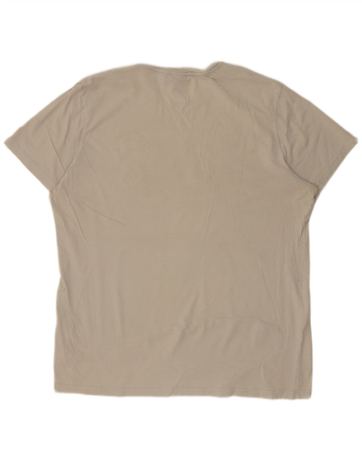 G-Star Herren Grafik T-Shirt Top 2XL Grau Baumwolle