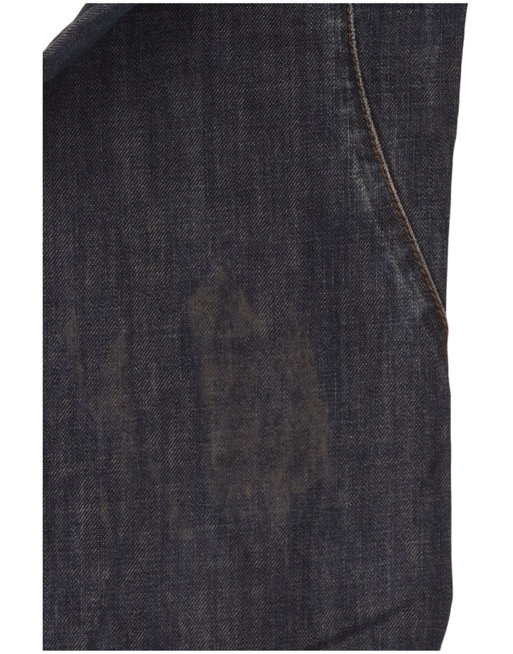 JACK & JONES Herren Straight Jeans W36 L29 Blaue Baumwolle