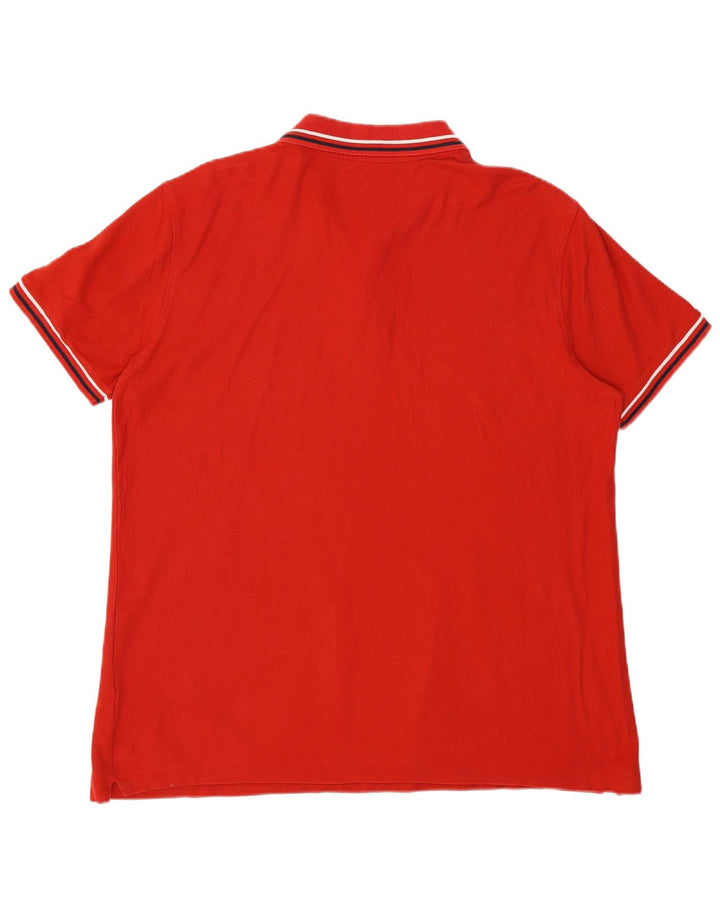LOTTO Herren Poloshirt 2XL Rote Baumwolle