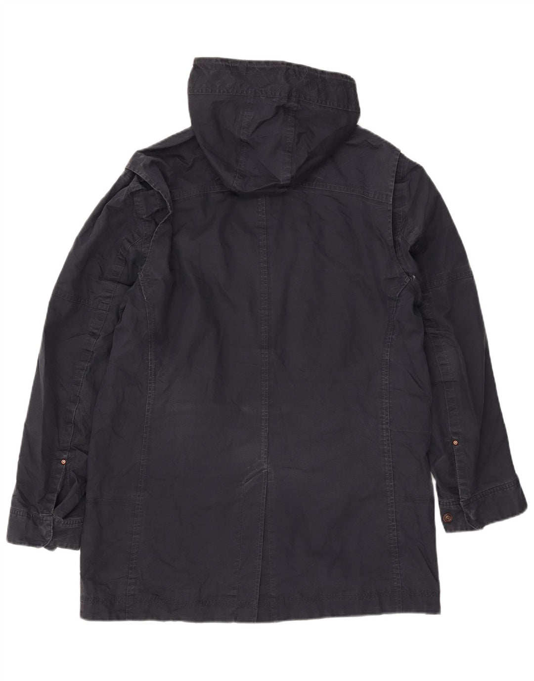 TIMBERLAND Herren-Parka mit Kapuze, UK 40, Größe L, Marineblau, Baumwolle