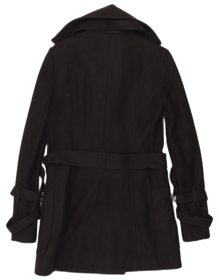 Patrizia Pepe Damen Mantel IT 42 Mittelschwarze Wolle