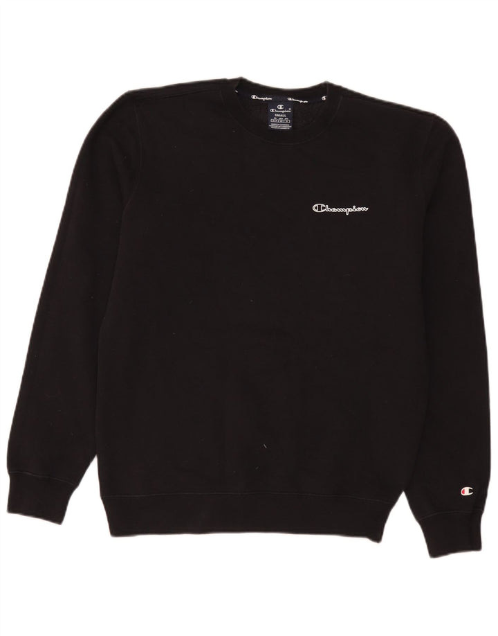 Champion Herren-Sweatshirt, Pullover, Größe S, Schwarz, Baumwolle