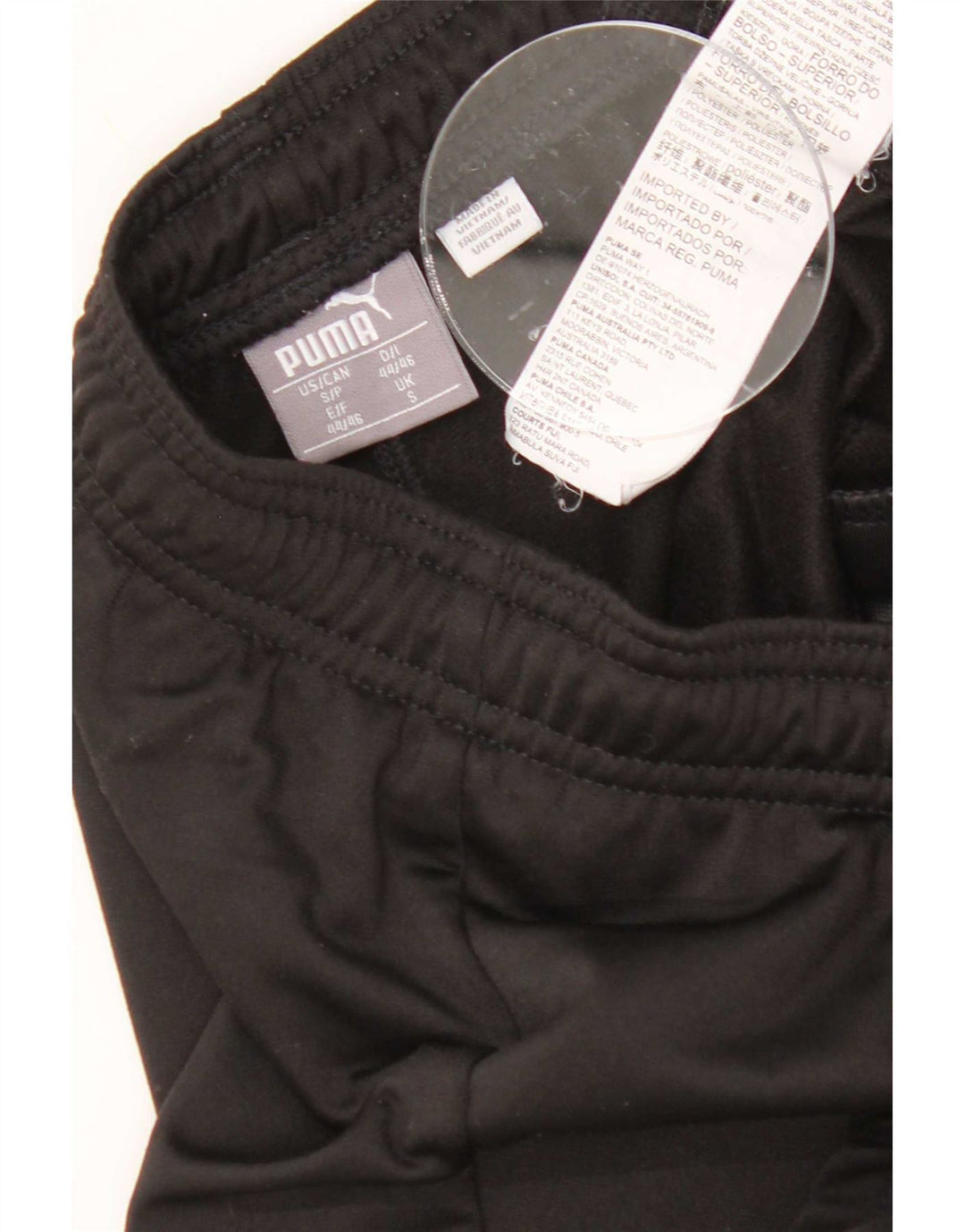 Puma Herren-Trainingshose, Größe S, Schwarz, Polyester