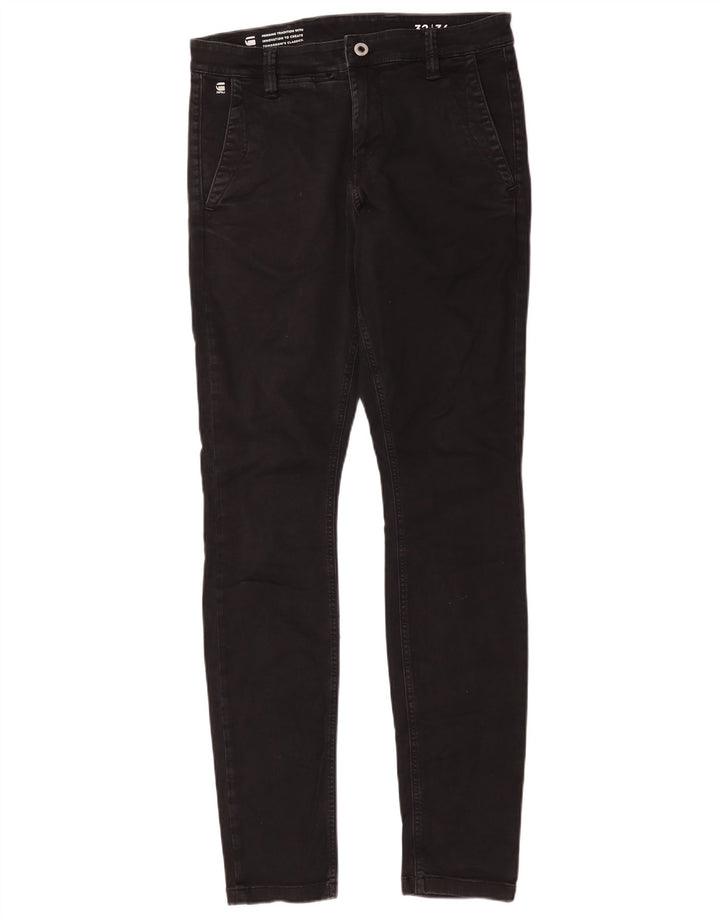 G-Star Herren Slim Jeans W32 L36 Schwarze Baumwolle