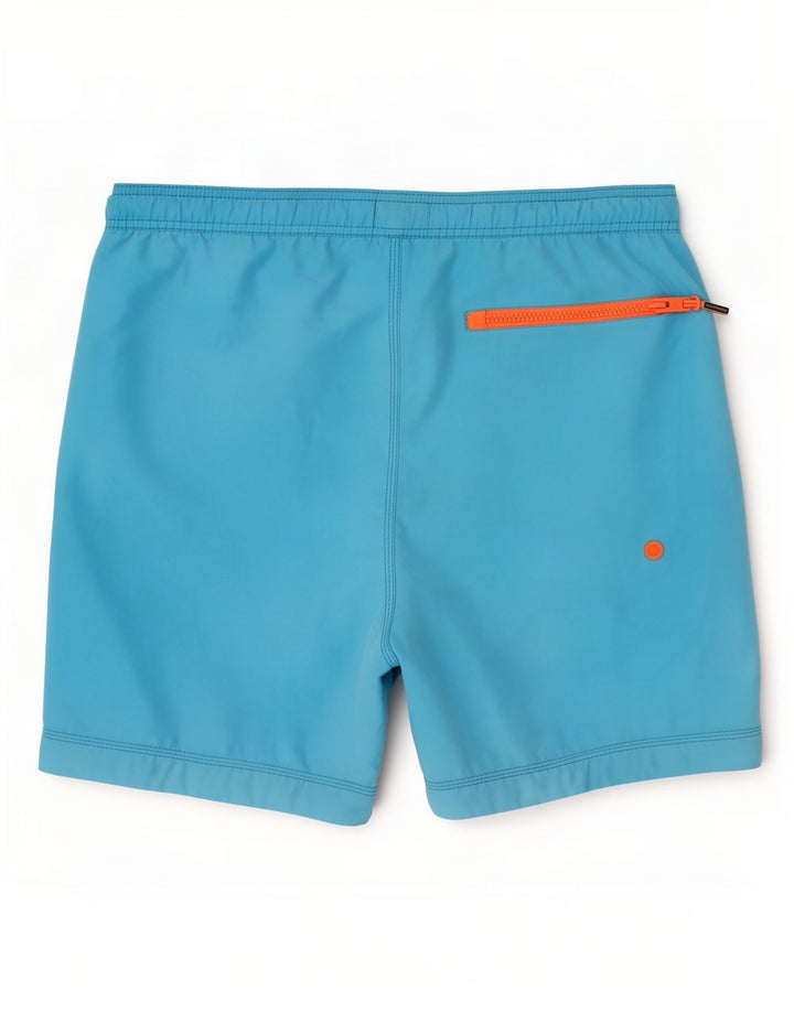 Superdry Herren-Badeshorts mit Grafik, XL, Blau, Polyester