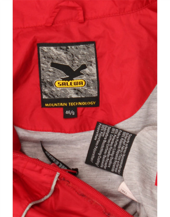 SALEWA Herren-Windjacke mit Kapuze, IT 46, Größe S, Rot, Polyamid