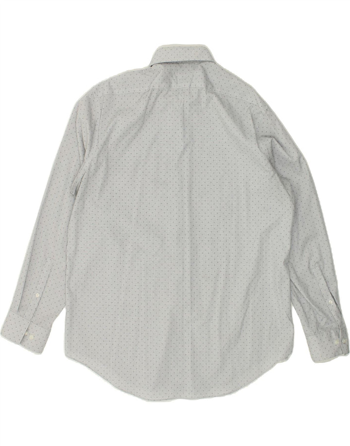 CALVIN KLEIN Mens Slim Fit Shirt Size 17 XL Grey Gingham | Vintage Calvin Klein | Thrift | Second-Hand Calvin Klein | Used Clothing | Messina Hembry 