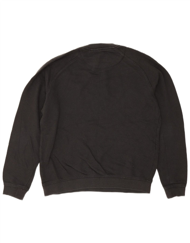 Jack & Jones Herren-Sweatshirt, Pullover, groß, aus schwarzer Baumwolle