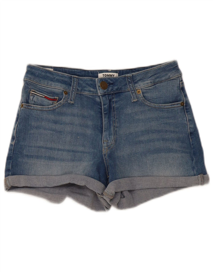 TOMMY HILFIGER Damen Jeansshorts W25 XS Blaue Baumwolle