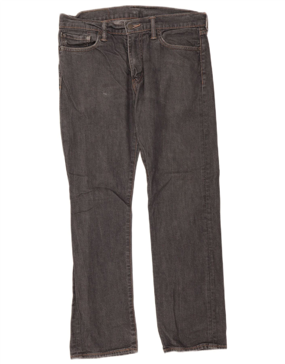 Levi's Herren 504 Straight Jeans W32 L30 Graue Baumwolle