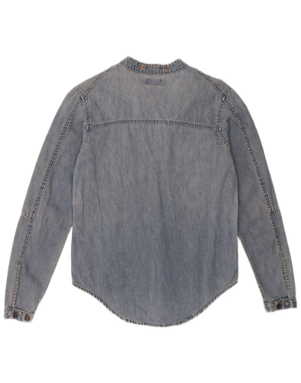 Levi's Damen Pullover-Jeanshemd UK 6 XS Blaue Baumwolle