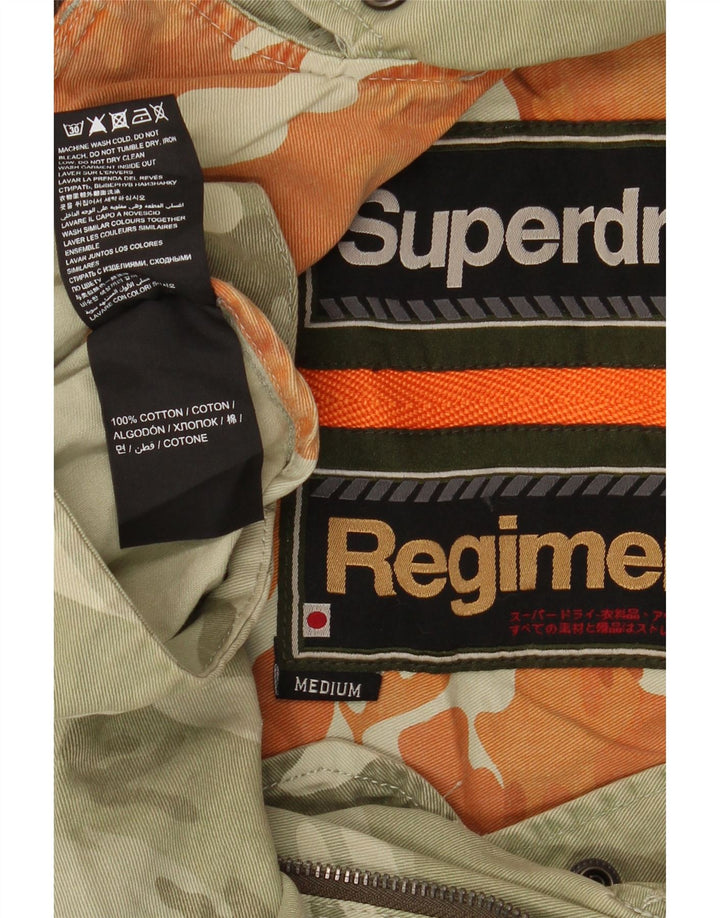 Superdry Damen Übergroße Militärjacke mit 3/4-Ärmeln, UK 14, mittleres Khaki