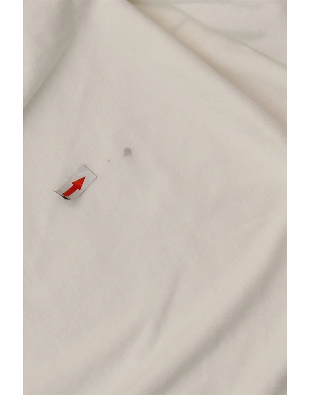 ADIDAS Damen Übergroßes T-Shirt Top UK 8 Small Weiße Baumwolle