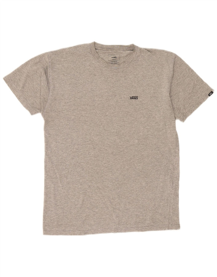 Vans Herren-T-Shirt mit klassischer Passform aus mittelgrauer Baumwolle