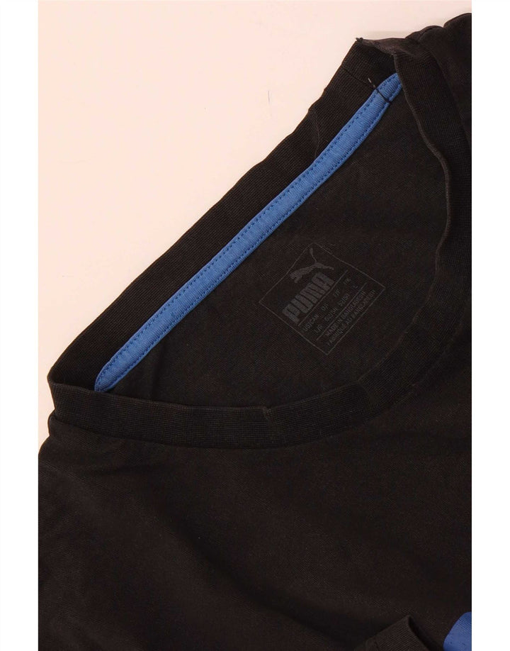 Puma Herren T-Shirt mit Grafik, Größe L, Schwarz