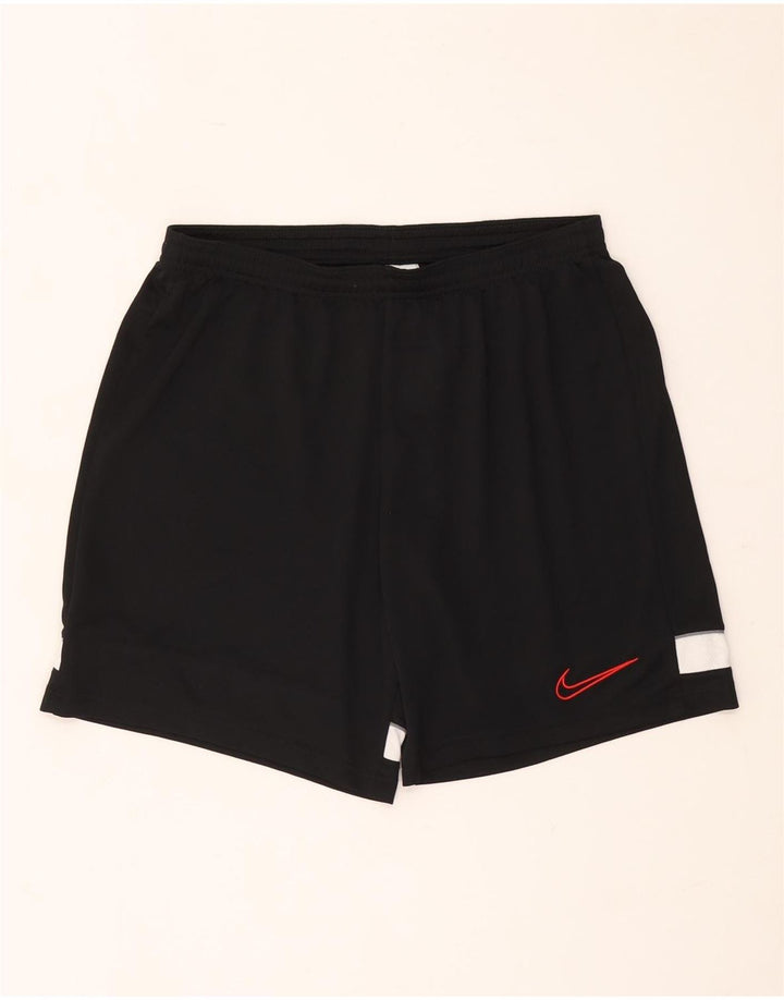 Nike Herren Dri Fit Sportshorts Mittelschwarzes Colourblock-Polyester