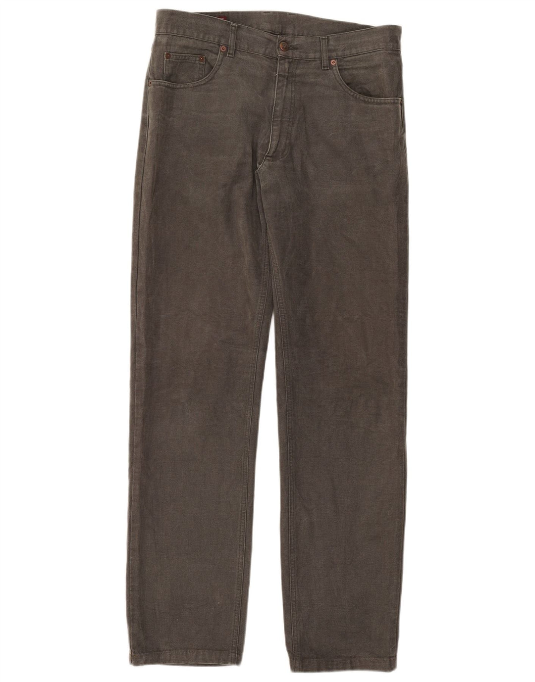 Marlboro Classics Herren Straight Jeans W34 L32 Khaki Baumwolle