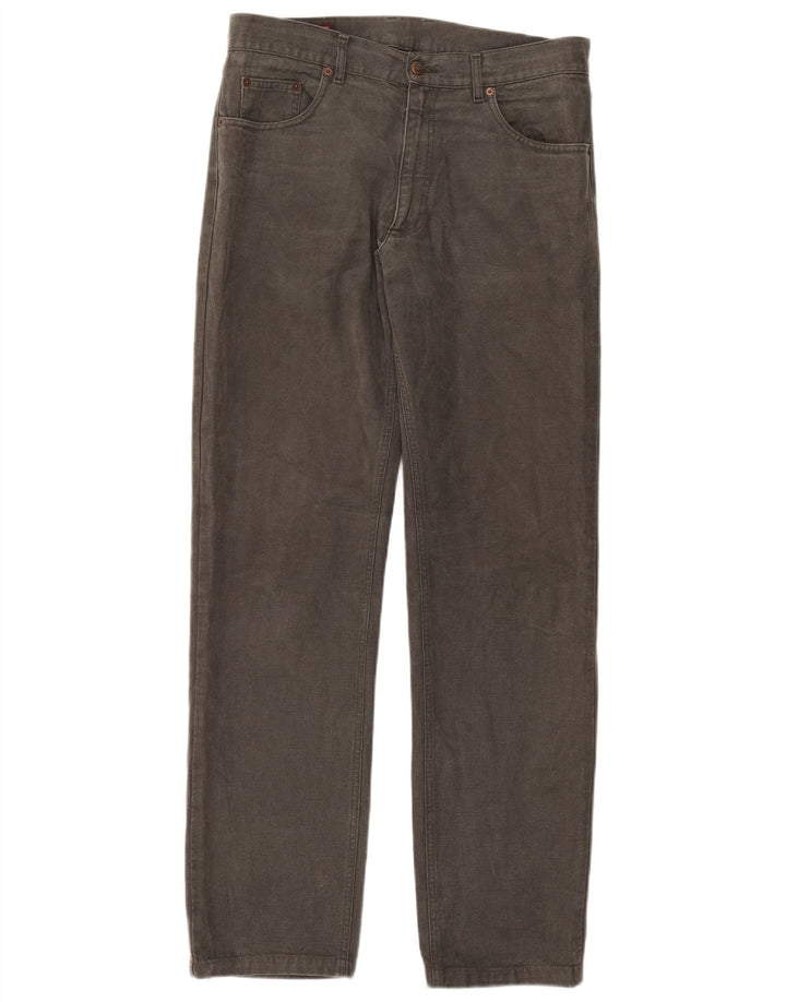 Marlboro Classics Herren Straight Jeans W34 L32 Khaki Baumwolle