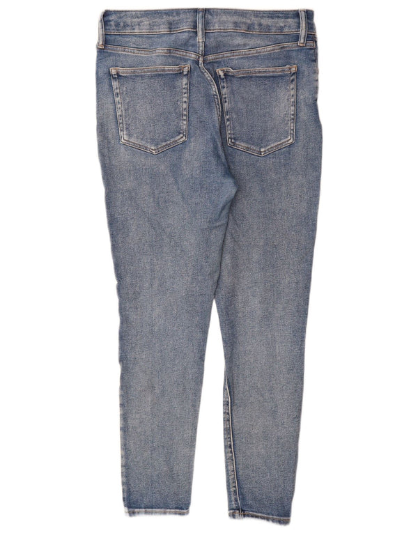 Topshop Damen Skinny Jeans W34 L29 Blaue Baumwolle