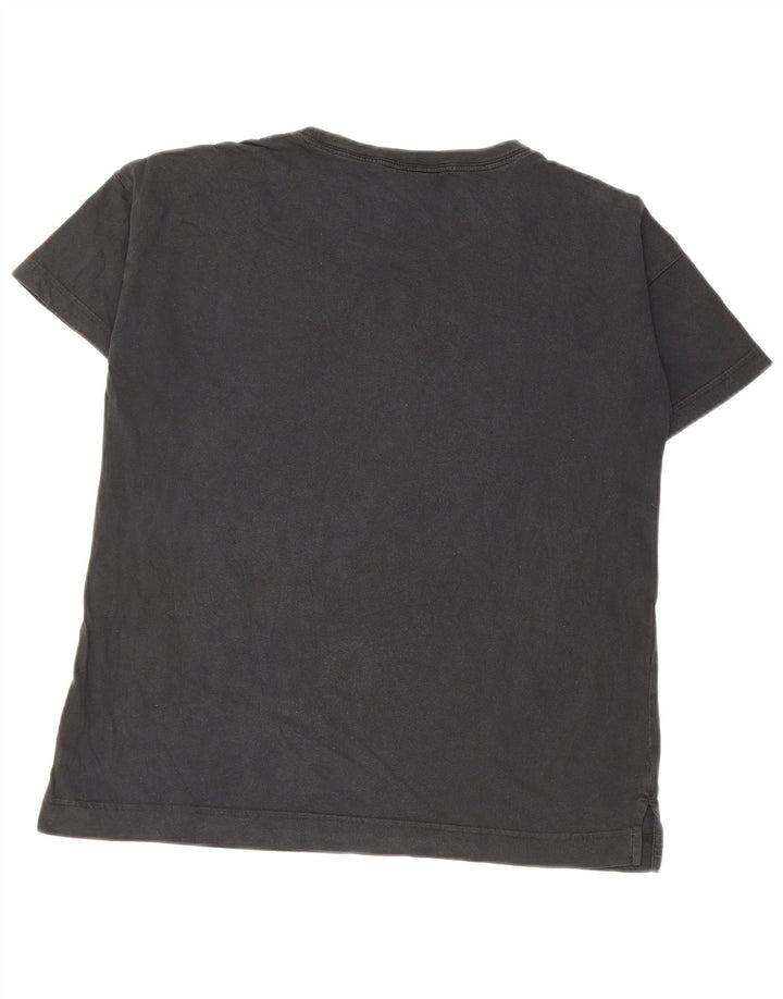 Nike Damen Graphic T-Shirt Top UK 10 Small Schwarz