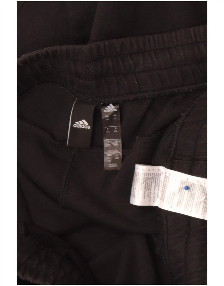 Adidas Herren Sport Shorts 2XL Schwarz Baumwolle
