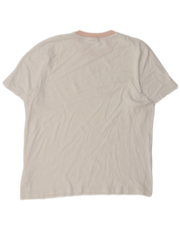 PUMA Herren T-Shirt Top Large Weiß Baumwolle