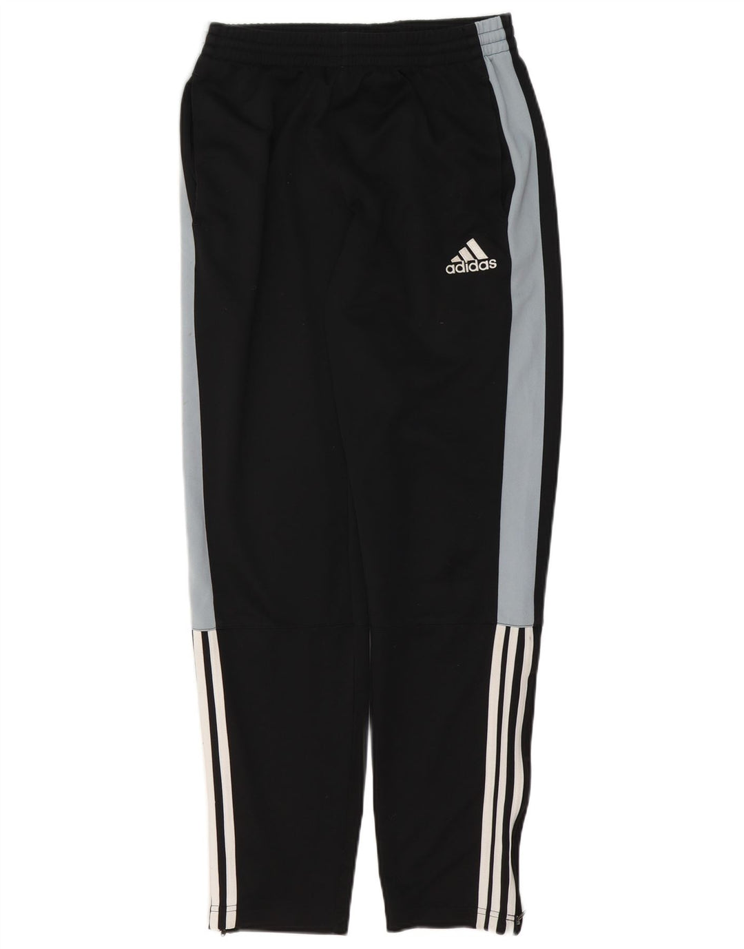 Adidas Trainingshose für Jungen, 15–16 Jahre, schwarzes Colourblock-Polyester