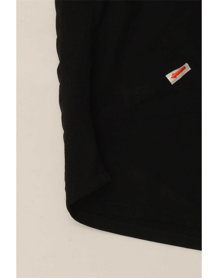 Nike Damen Dri Fit Sport Shorts UK 10 Small Schwarz Polyester