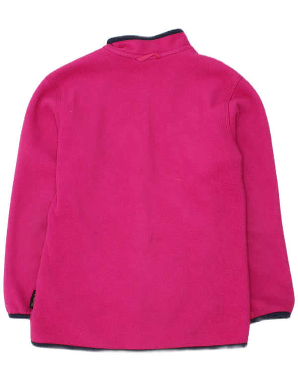 Jack Wolfskin Fleecejacke für Mädchen, 9–10 Jahre, rosa, Polyester