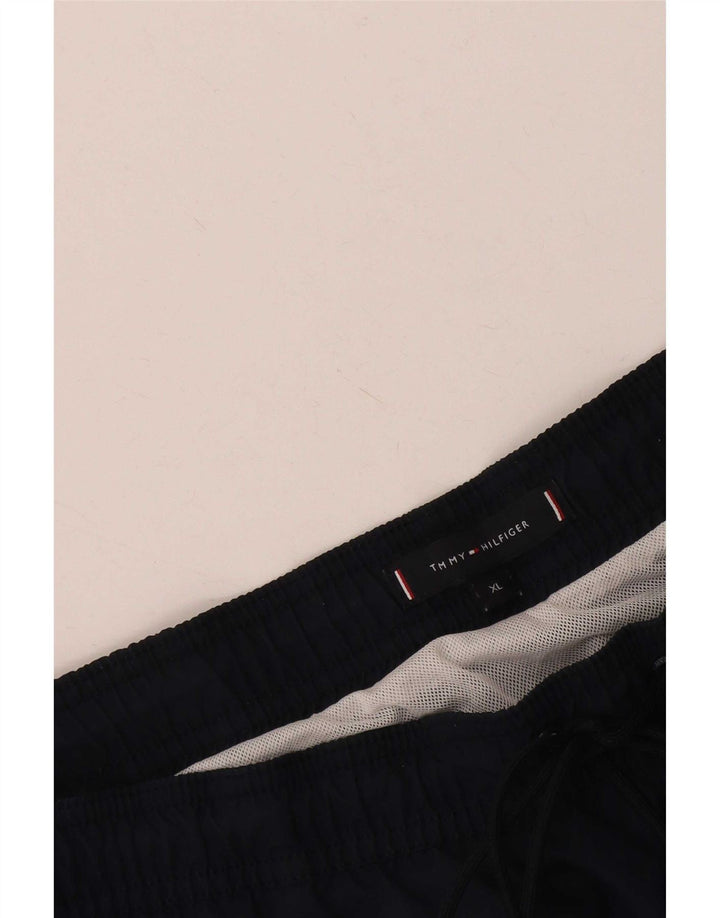 Tommy Hilfiger Herren-Badeshorts mit Grafik, XL, Marineblau