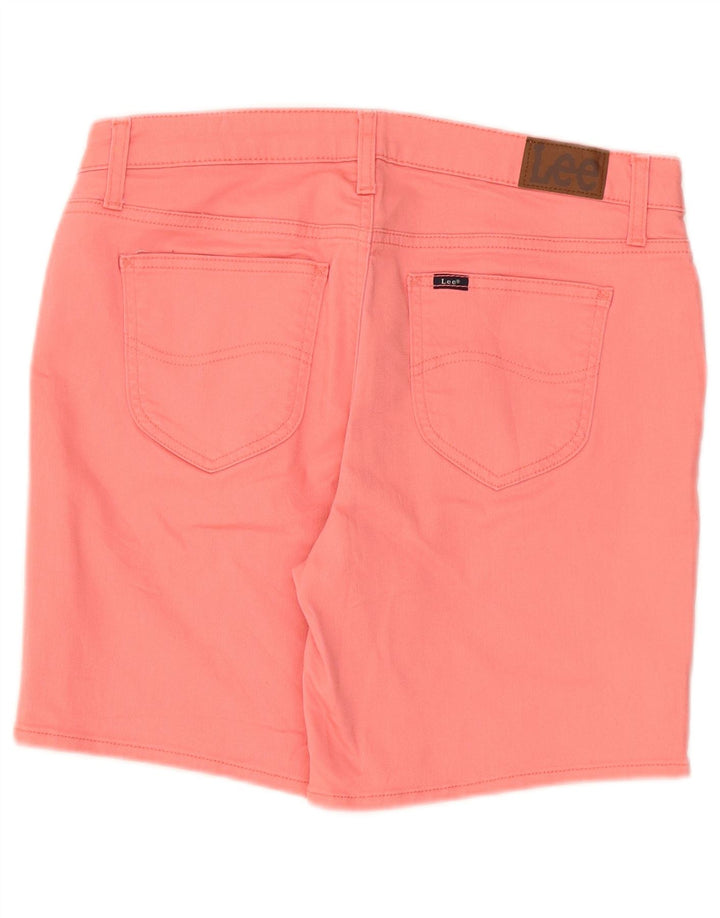 Lee Damen-Jeansshorts mit mittelhohem Bund und normaler Passform, W34, Größe L, Rosa