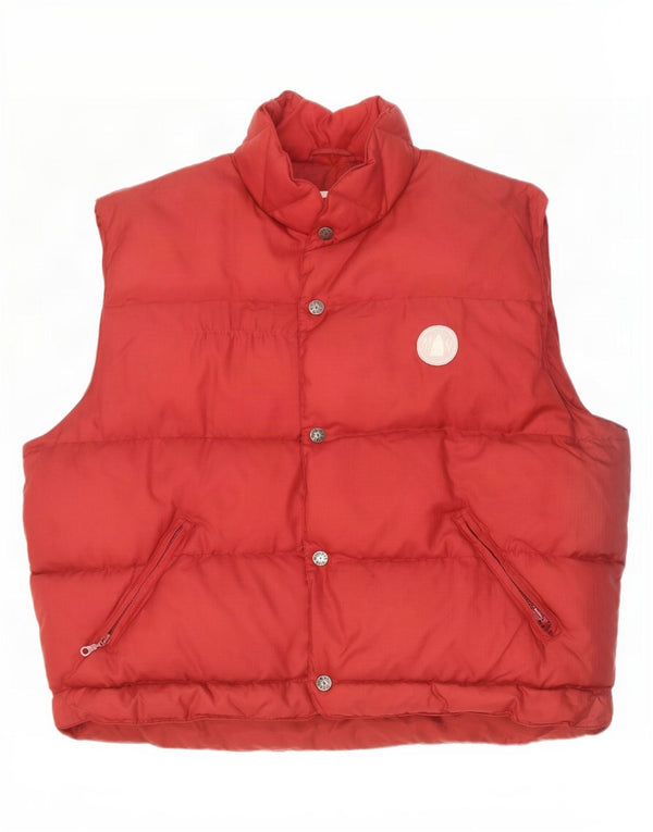 Murphy & Nye Herren Sailwear Wattierte Weste UK 42 XL Rot