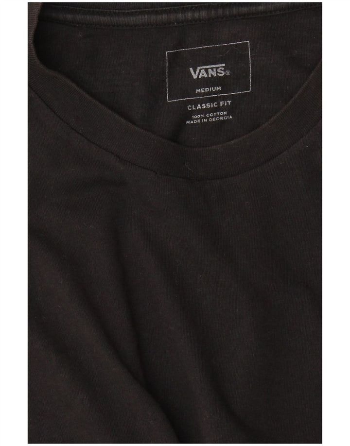 Vans Herren-T-Shirt mit klassischer Passform, Mittelschwarz, Colourblock-Baumwolle