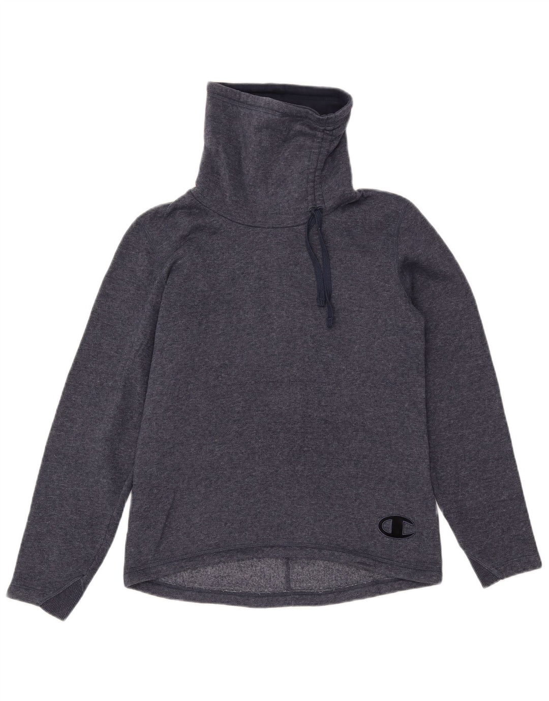 CHAMPION Damen Sweatshirt Pullover UK 12 Medium Marineblau